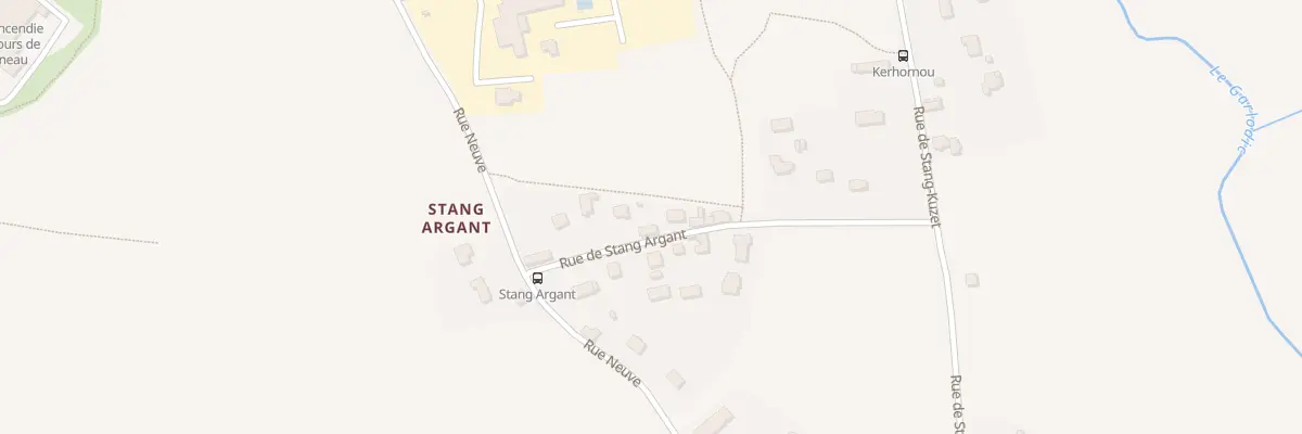 Plan du 9 Rue de Stang Argant à Concarneau