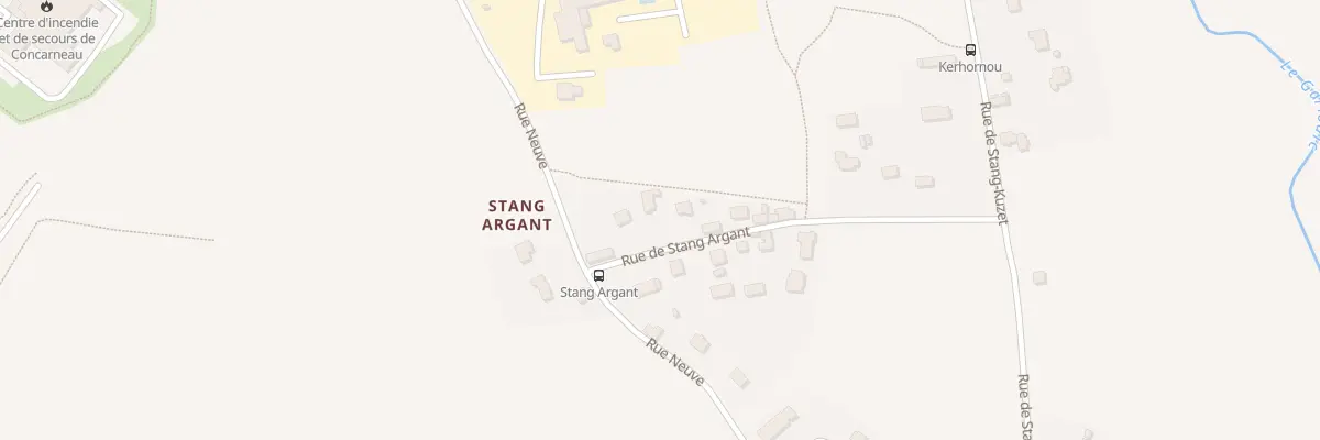 Plan du 5 Rue de Stang Argant à Concarneau
