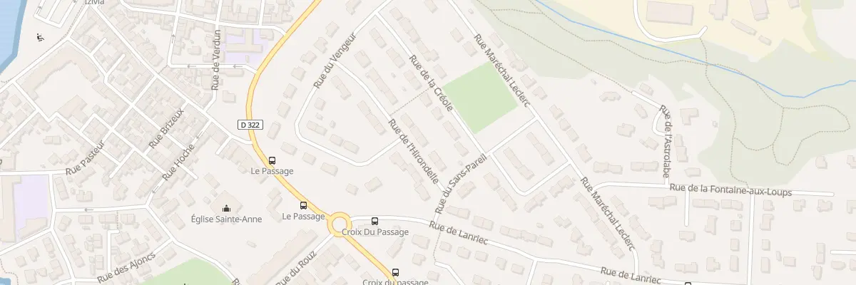 Plan du 6 Rue de l’Hirondelle à Concarneau