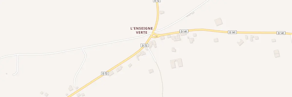 Plan du 1981L L’Enseigne Verte à Saint-Thois
