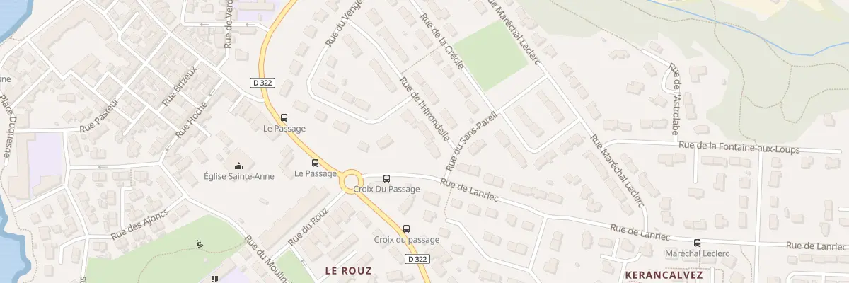 Plan du 3 Rue de l’Hirondelle à Concarneau