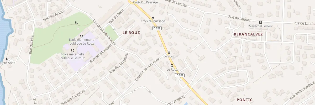 Plan du 45 Rue de Trégunc à Concarneau
