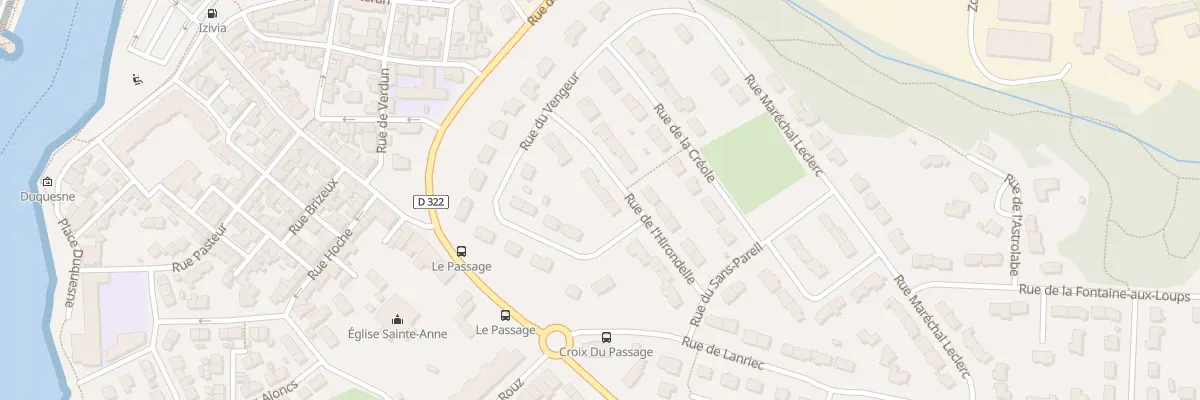 Plan du 11 Rue de l’Hirondelle à Concarneau