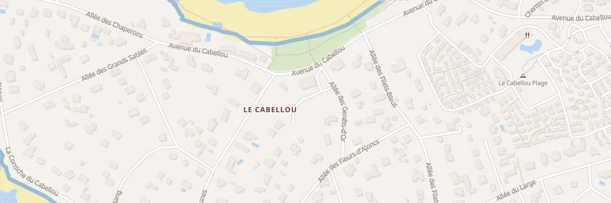 Plan du 119 Av du Cabellou à Concarneau