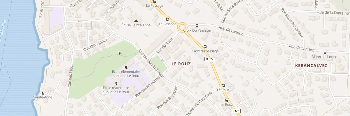 Plan du 2 Imp du Rouz à Concarneau