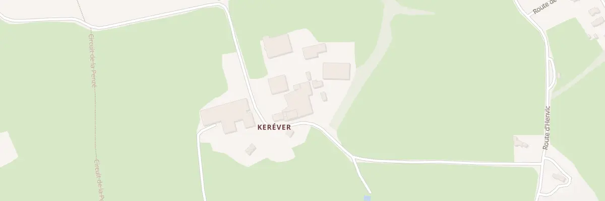 Plan du 5521 Kéréver à Taulé