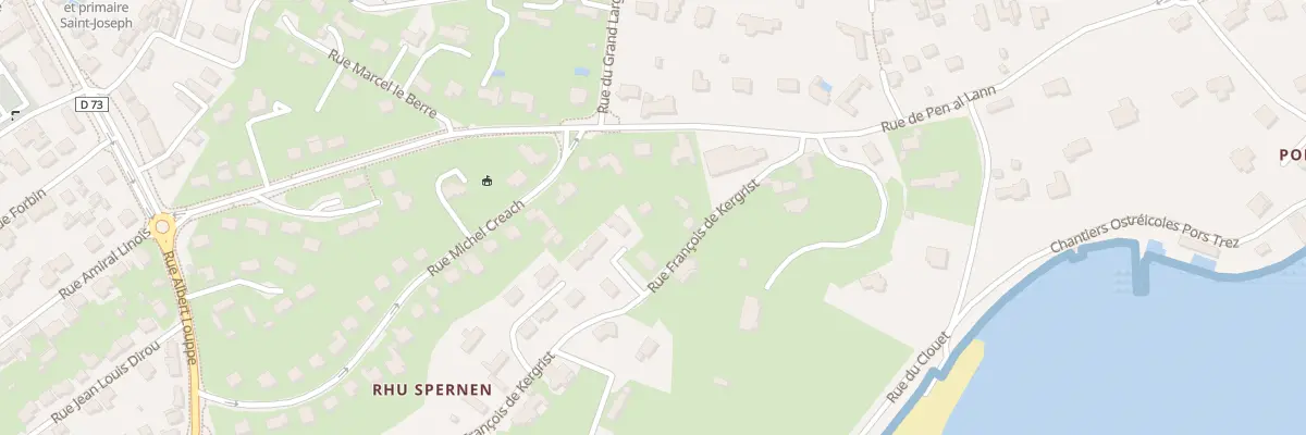 Plan du 42 Rue François de Kergrist à Carantec