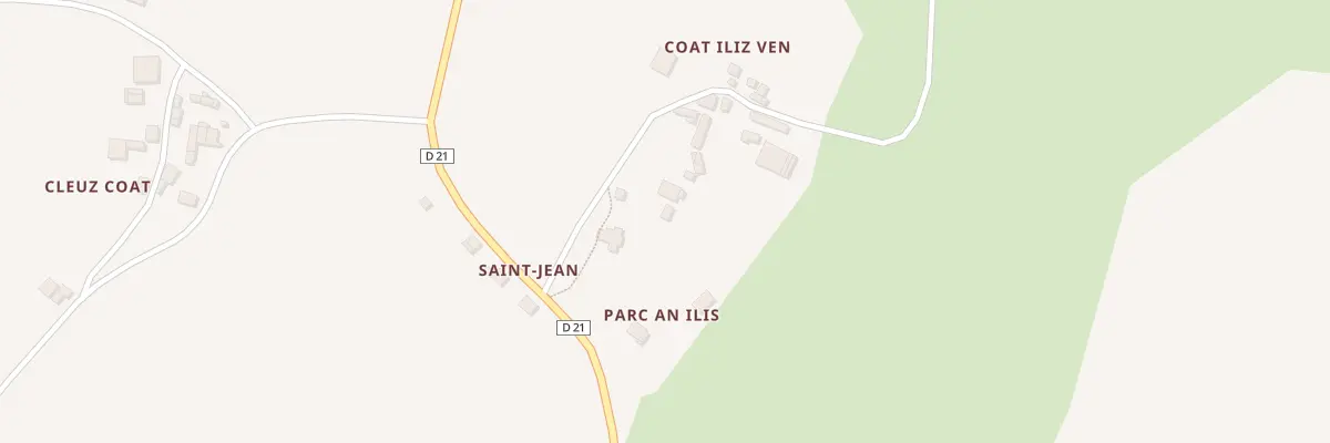 Plan du 5044 Coat Ilis Ven au Cloître-Pleyben