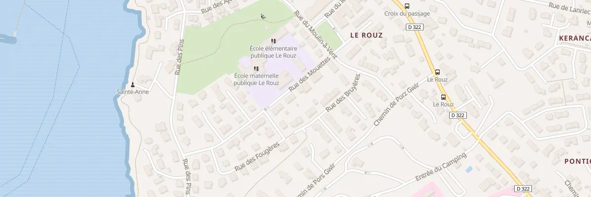 Plan du 12 Rue des Mouettes à Concarneau