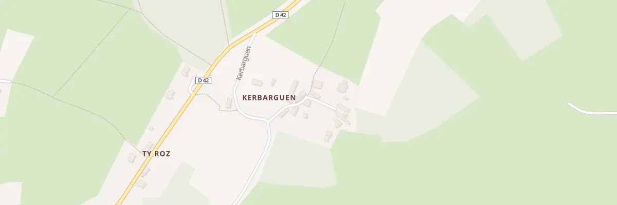 Plan du 145 Kerbarguen à Botmeur