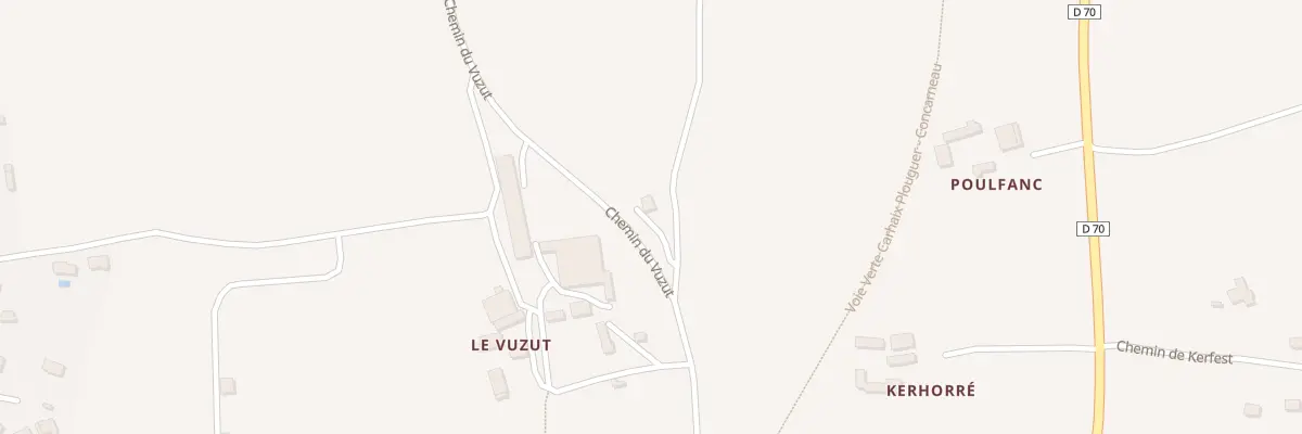 Plan du 20 Che du Vuzut à Concarneau