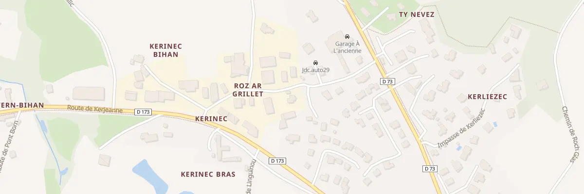 Plan du 16 Che de Roz ar Grillet à Carantec