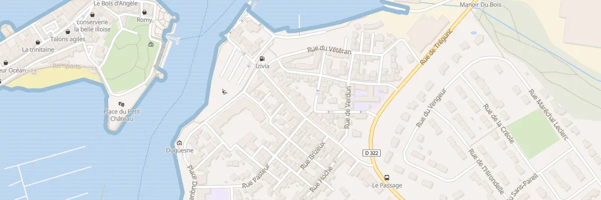 Plan du 25 Rue Mauduit Duplessis à Concarneau