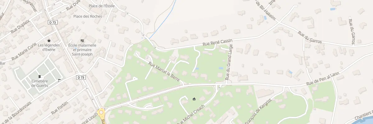 Plan du 5 Rue Marcel Le Berre à Carantec
