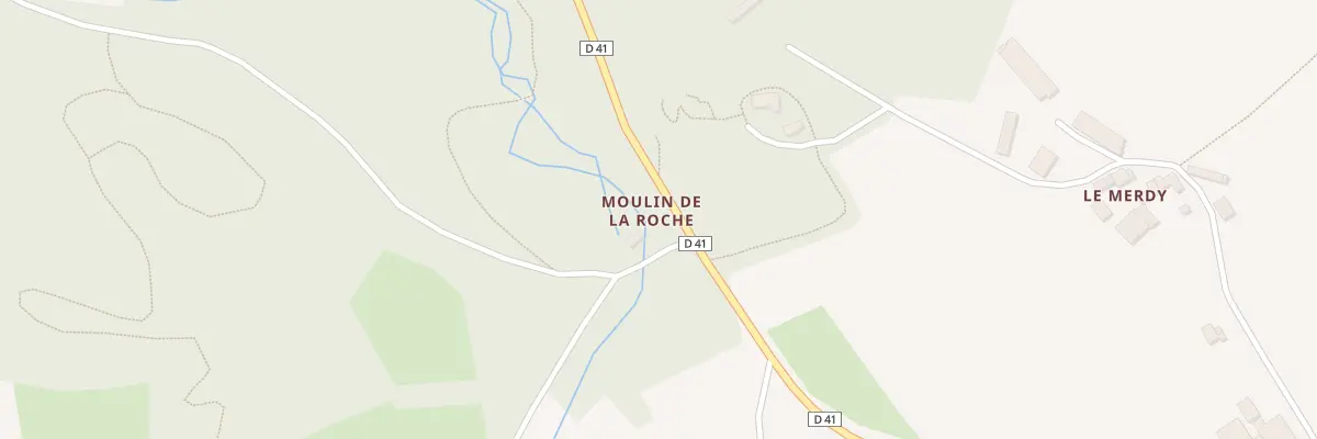 Plan du 252 Moulin de la Roche à Saint-Thois
