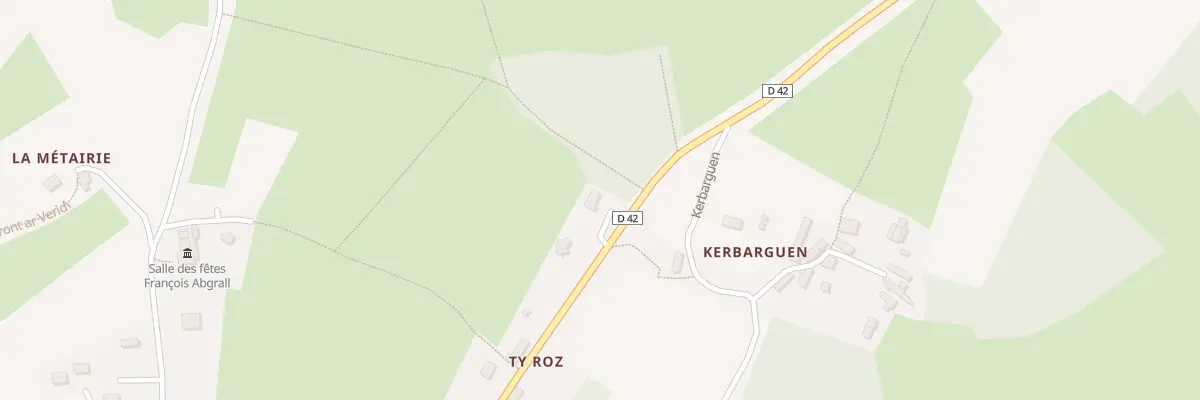 Plan du 5022 Ty Roz à Botmeur