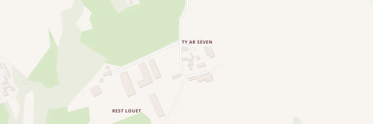 Plan du 304 Ty Ar Seven à Brasparts