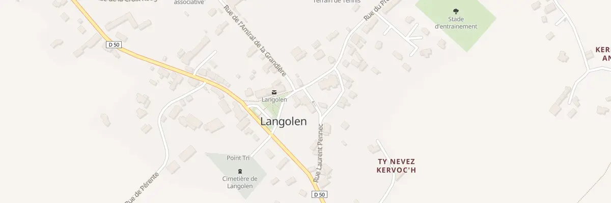 Plan du 64F Pl de l’Eglise à Langolen