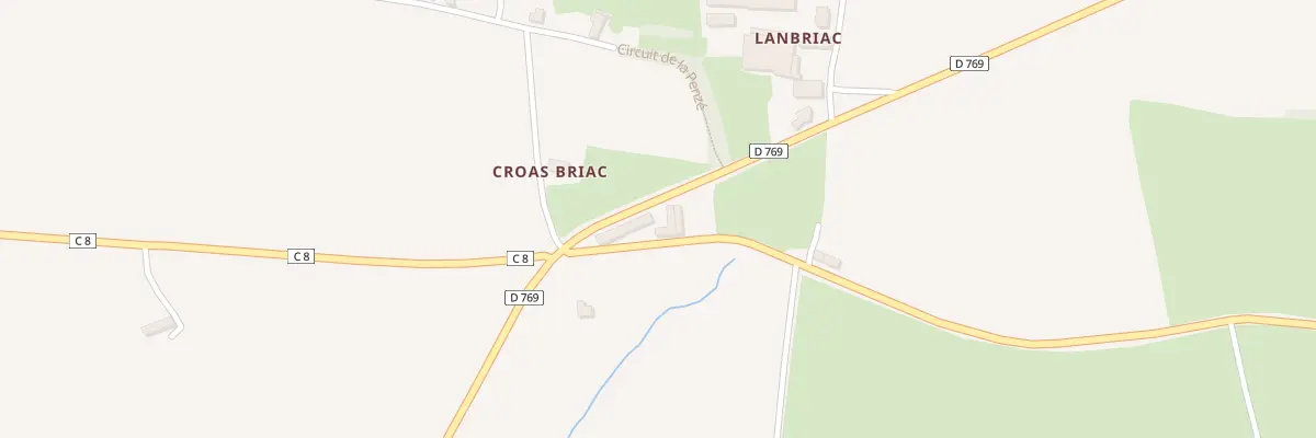 Plan du 5492 Croas Briac à Taulé