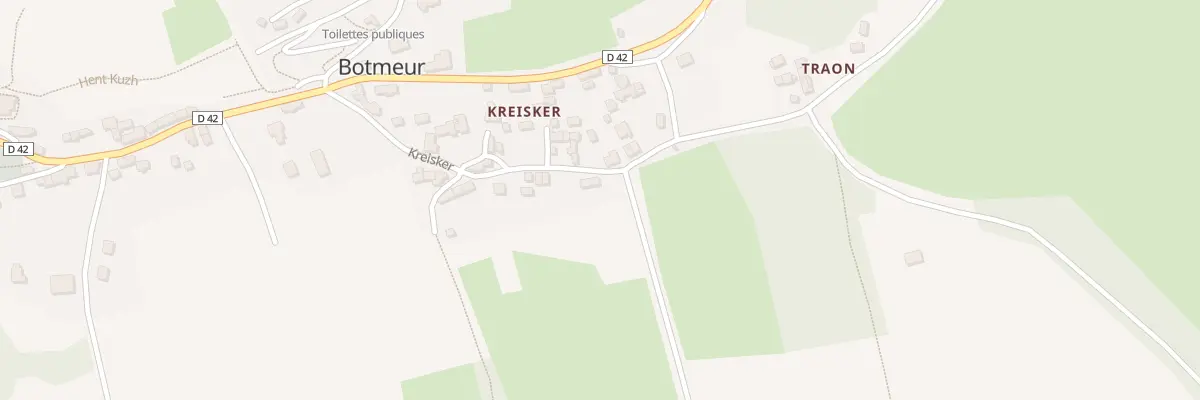 Plan du 5016 Creisquer à Botmeur