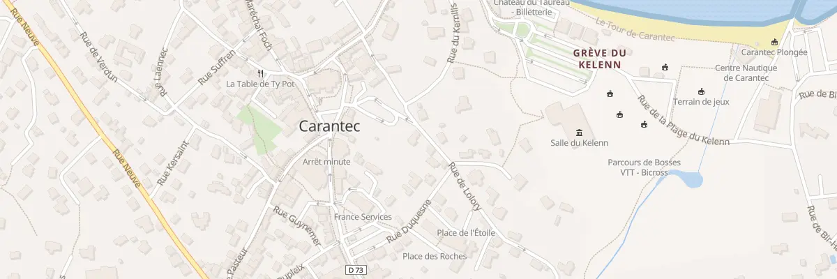 Plan du 1 Rue de Lolory à Carantec