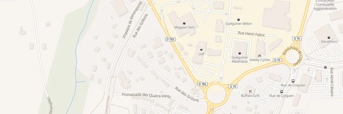 Plan du 5 Rue de Keramporiel à Concarneau