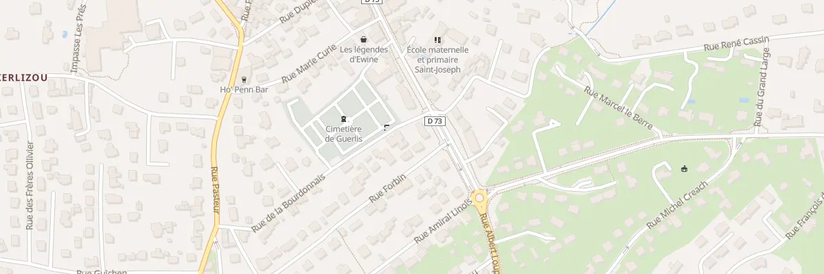 Plan du 1 Rue Forbin à Carantec