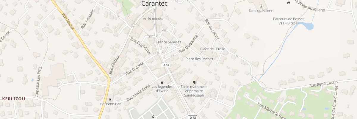 Plan du 3 Rue Duquesne à Carantec