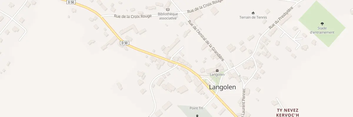 Plan du 8 Rue Marie Kerstrat à Langolen