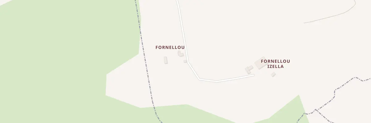 Plan de Fornellou à Saint-Thois