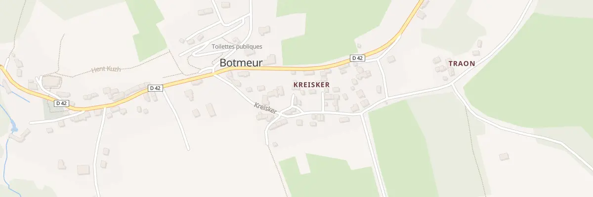 Plan du 17 Kreisker à Botmeur