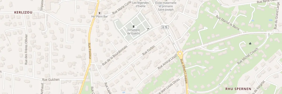 Plan du 9 Rue Forbin à Carantec