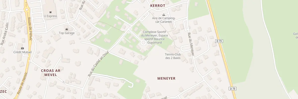 Plan du 8 Imp Castel Dour à Carantec