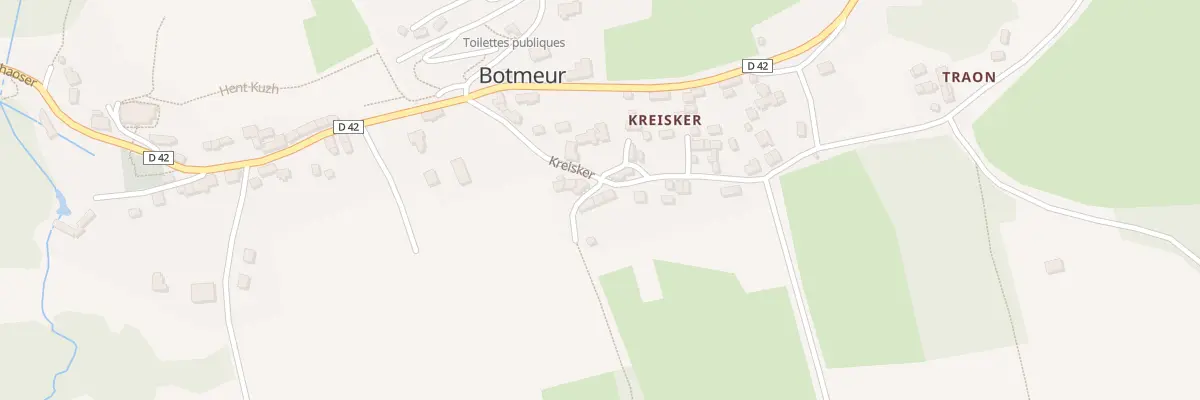Plan du 9999 Creisquer à Botmeur