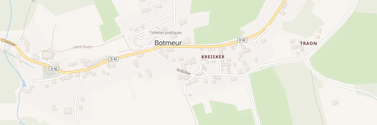 Plan du 5000 Creisquer à Botmeur