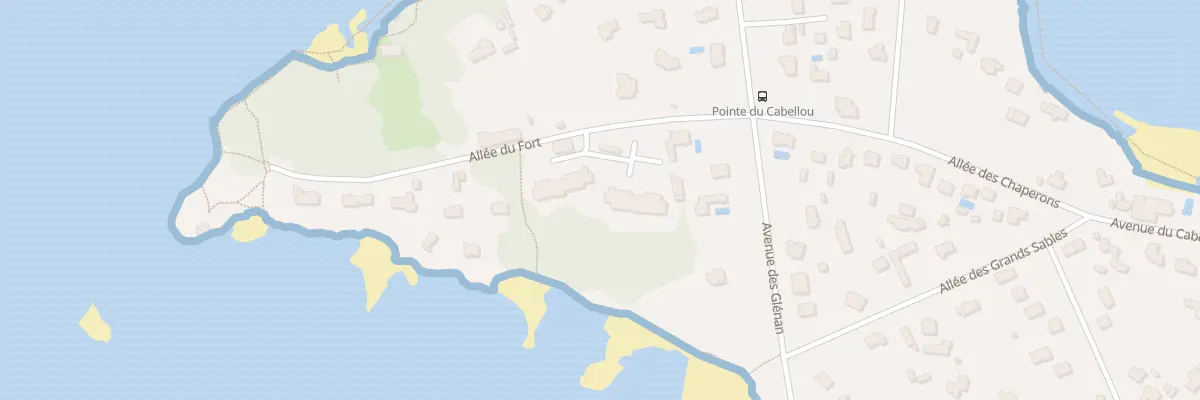 Plan du 7 All du Fort à Concarneau