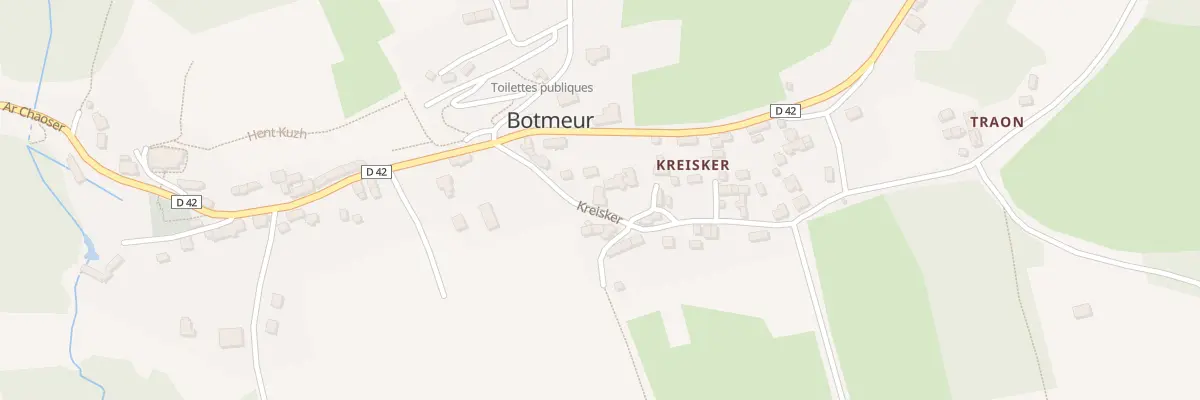 Plan du 5023 Creisquer à Botmeur