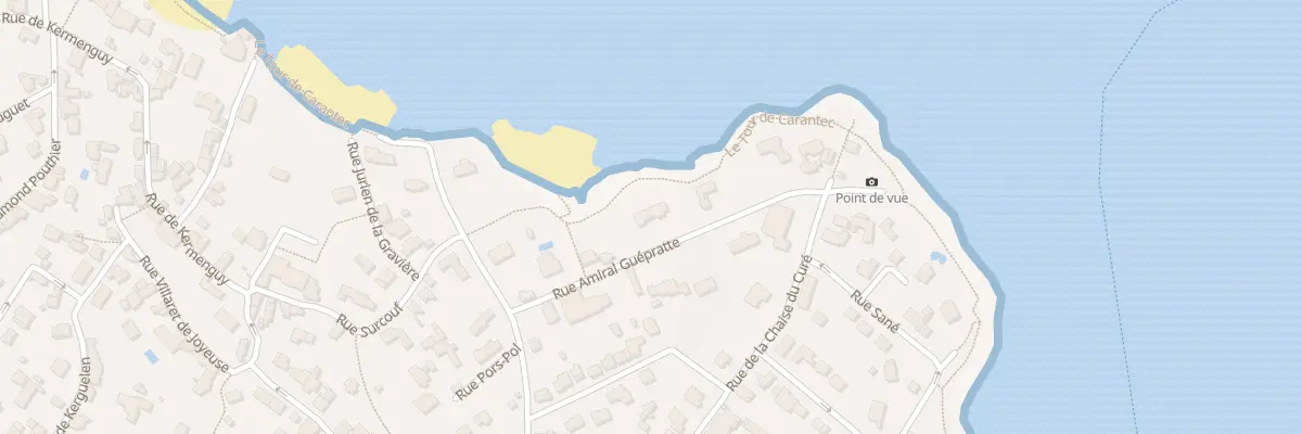 Plan du 7 Rue Amiral Guépratte à Carantec