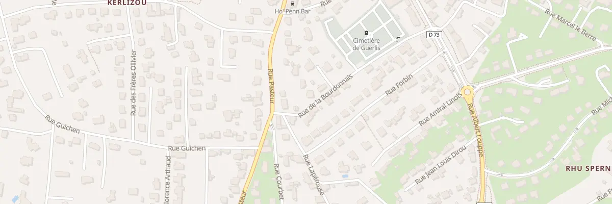 Plan du 7 Rue de La Bourdonnais à Carantec