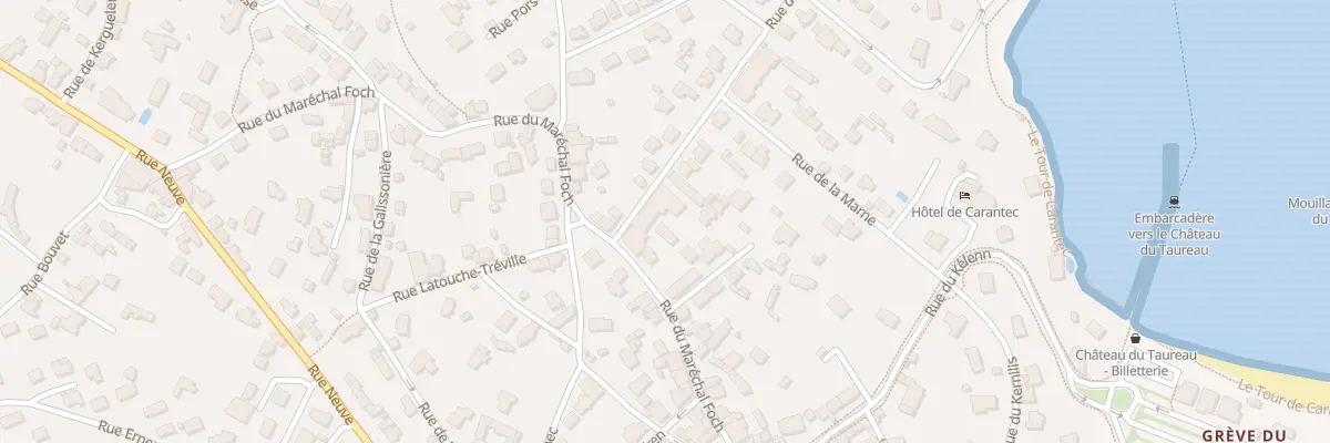 Plan du 33B Rue Marechal Foch à Carantec
