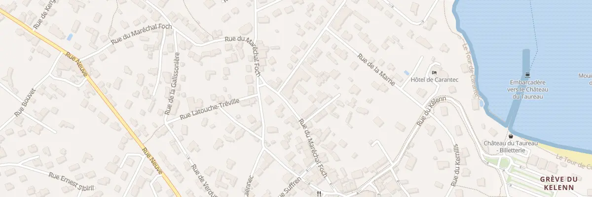Plan du 31 Rue Marechal Foch à Carantec