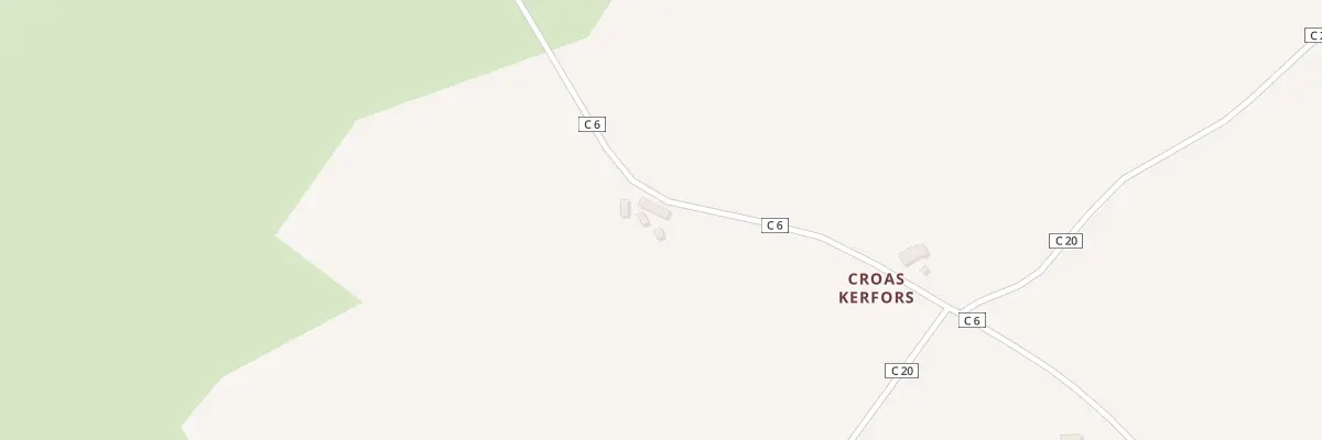 Plan du 752 Croas Kerfors à Elliant