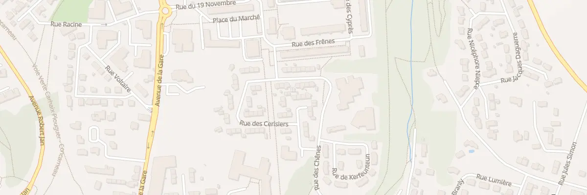 Plan du 17 Rue des Cerisiers à Concarneau
