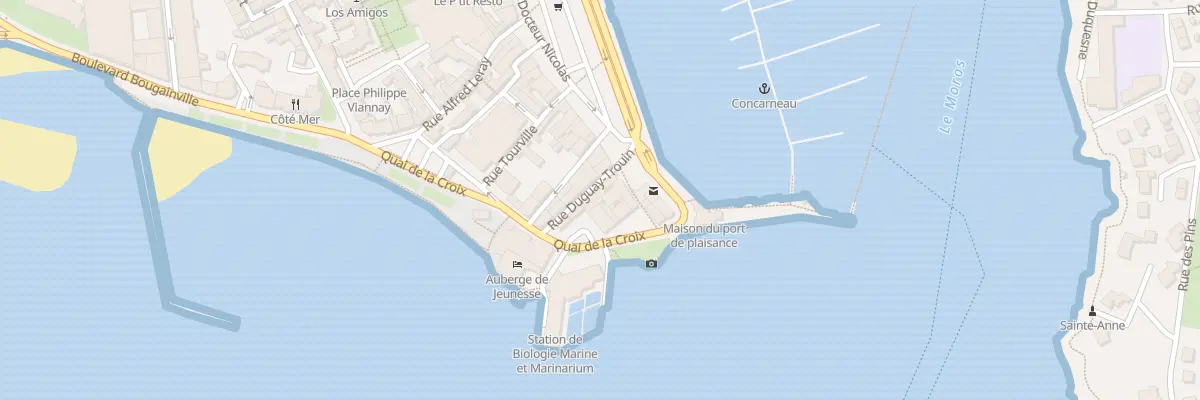 Plan du 1 Rue Duguay Trouin à Concarneau