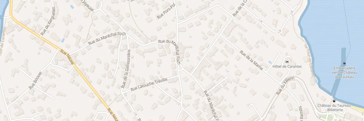 Plan du 39 Rue Marechal Foch à Carantec