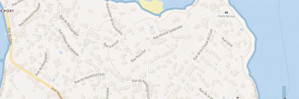 Plan du 10 Rue Amiral Guépratte à Carantec