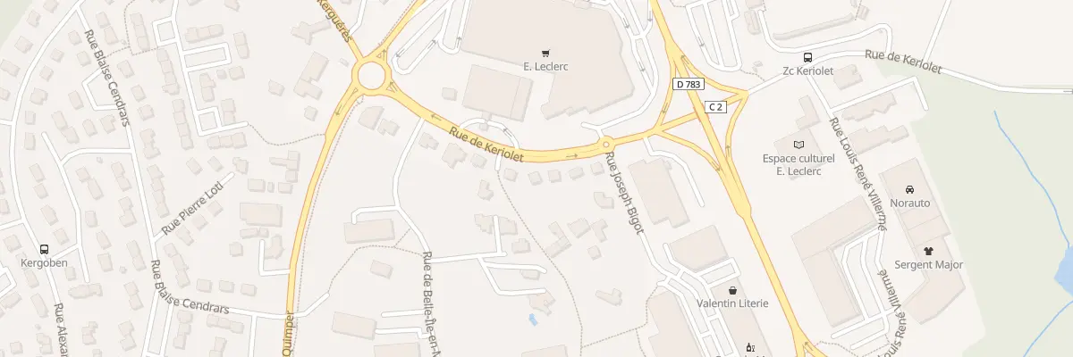 Plan du 27 Rue de Keriolet à Concarneau