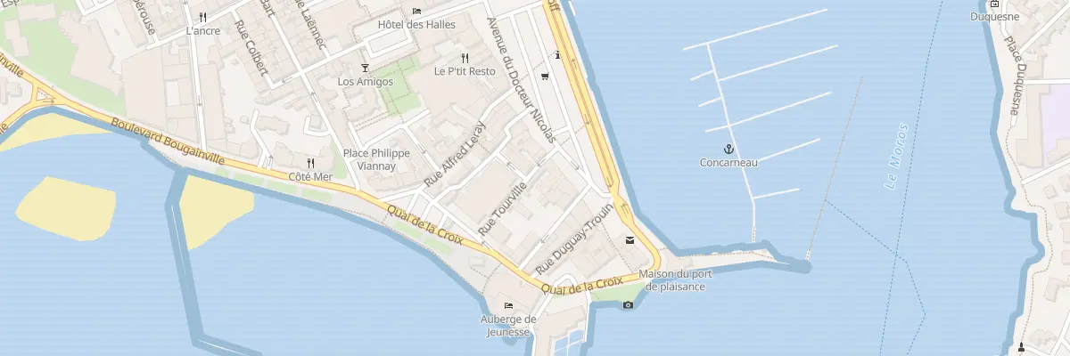 Plan du 3 Rue Tourville à Concarneau