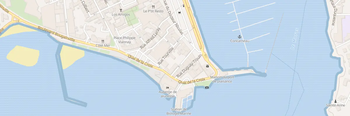 Plan du 5 Rue Tourville à Concarneau