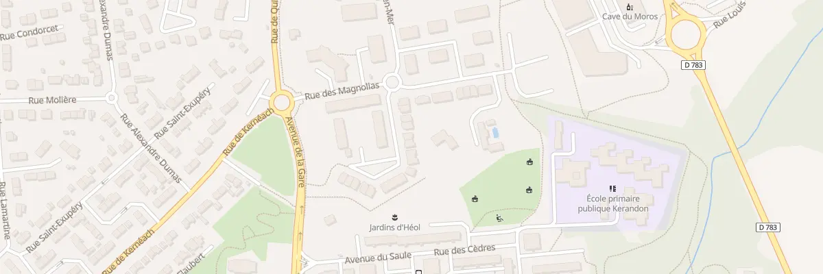 Plan du 9 Imp des Arbousiers à Concarneau